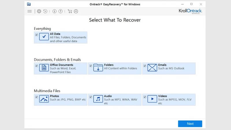 Ontrack EasyRecovery data recovery software
