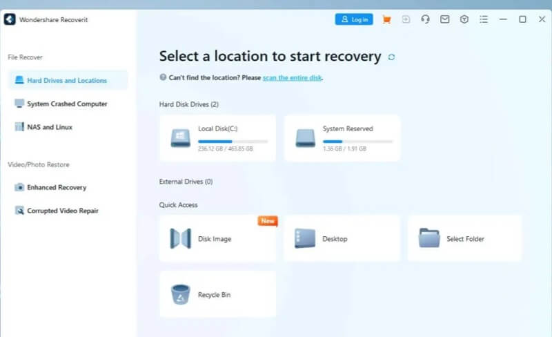 wondershare recoverit data recovery software