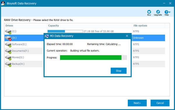 Windows 10 RAW drive recovery data recovery 