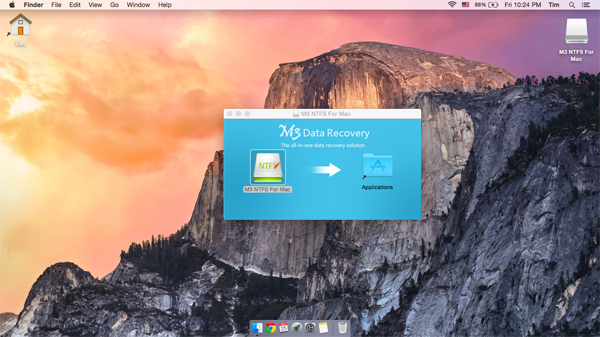 Install M3 NTFS for Mac