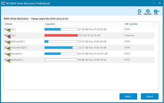 M3 RAW to NTFS Converter 5.0