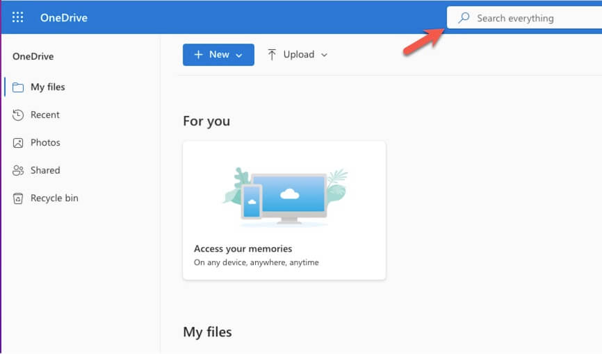 find deleted PDF in OneDrive