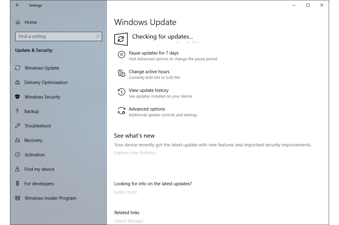 Windows update