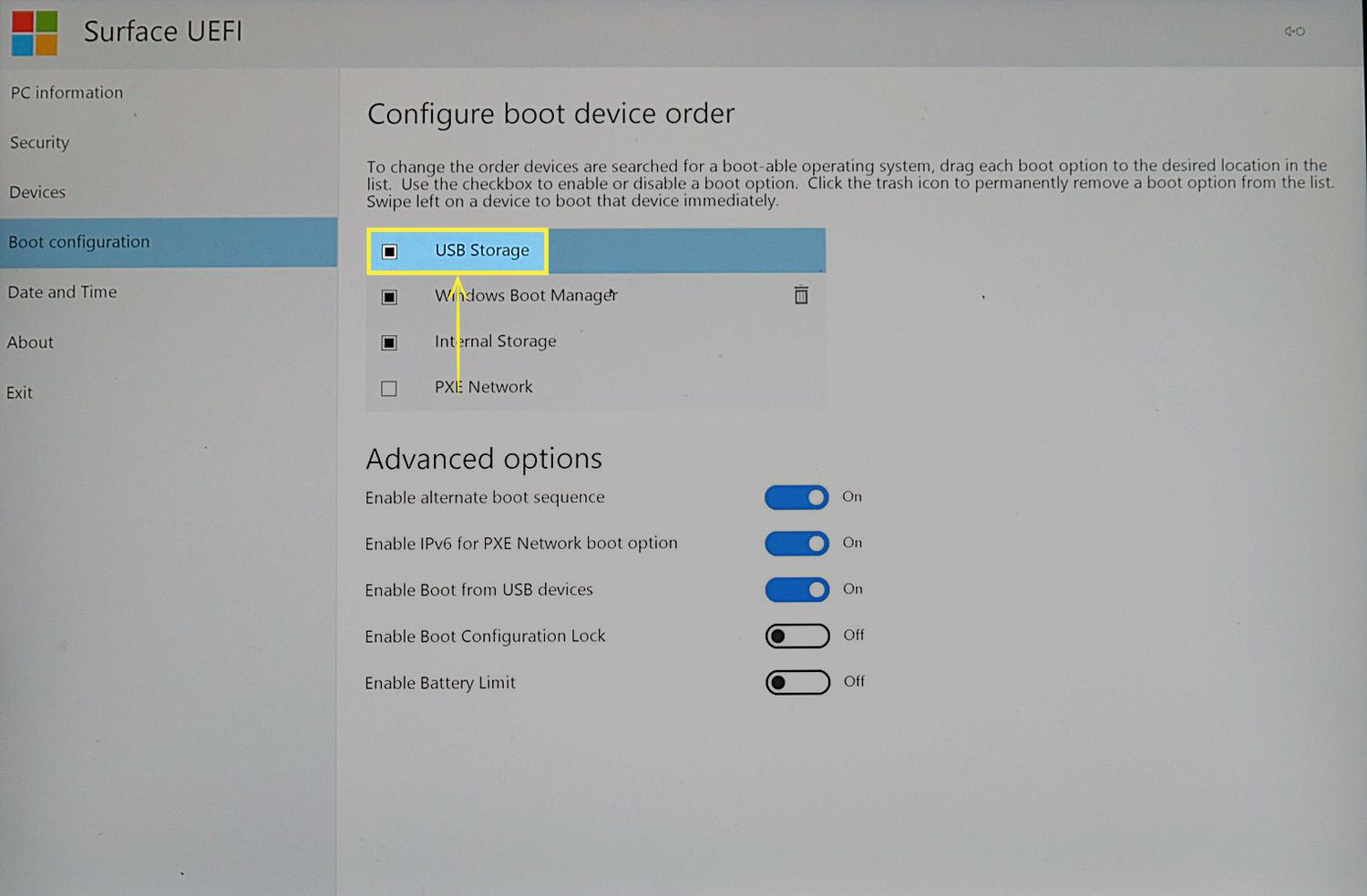 How to boot Surface Pro from a USB