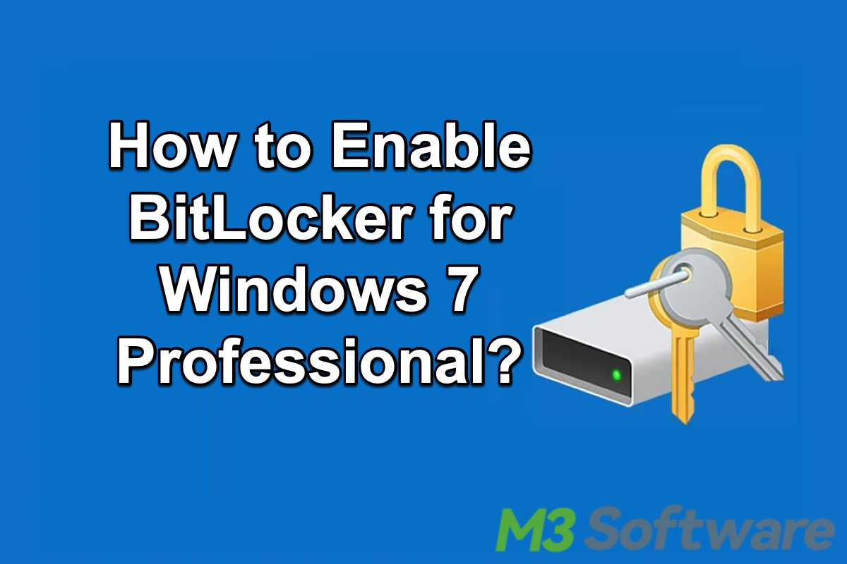BitLocker for Windows 7 Professional