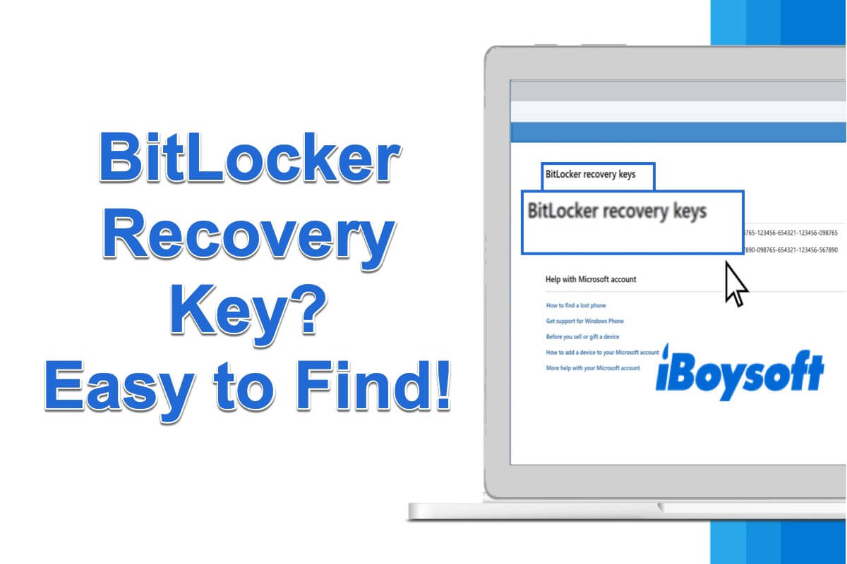 bitlocker recovery key