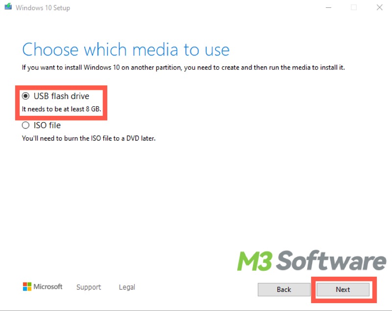 choose which media to use