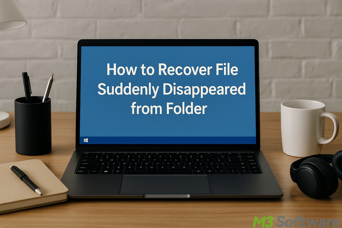 file suddenly disappeared from folder
