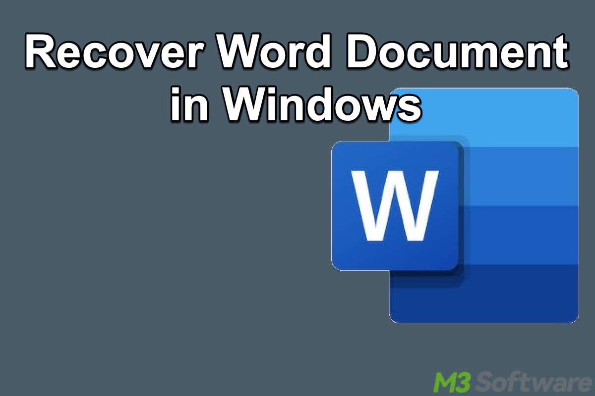 Recover Word document