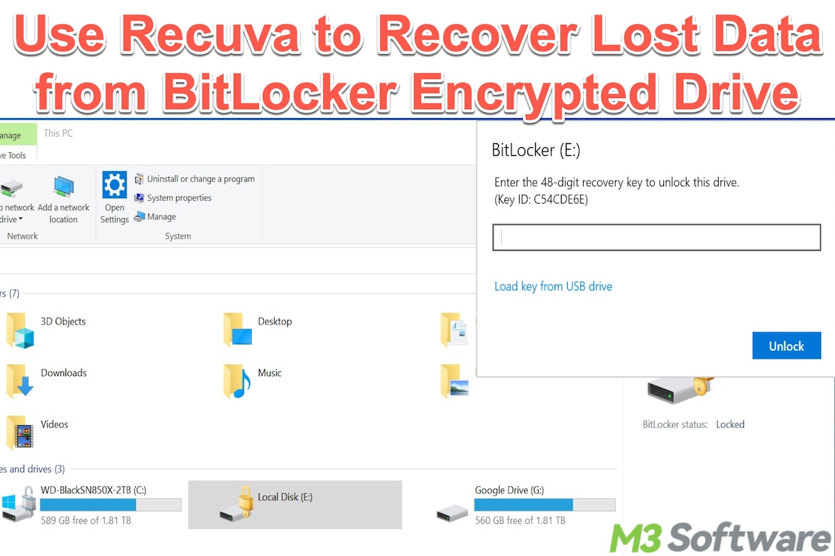 Recuva BitLocker Data Recovery