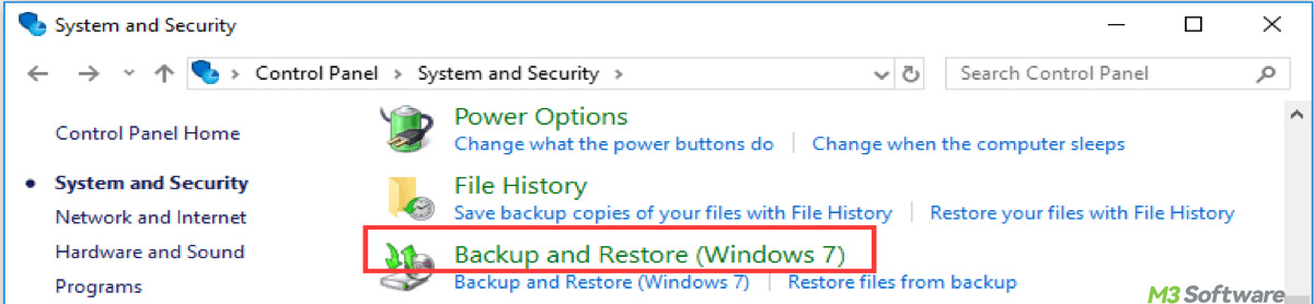 Backup & Restore (Win 7)