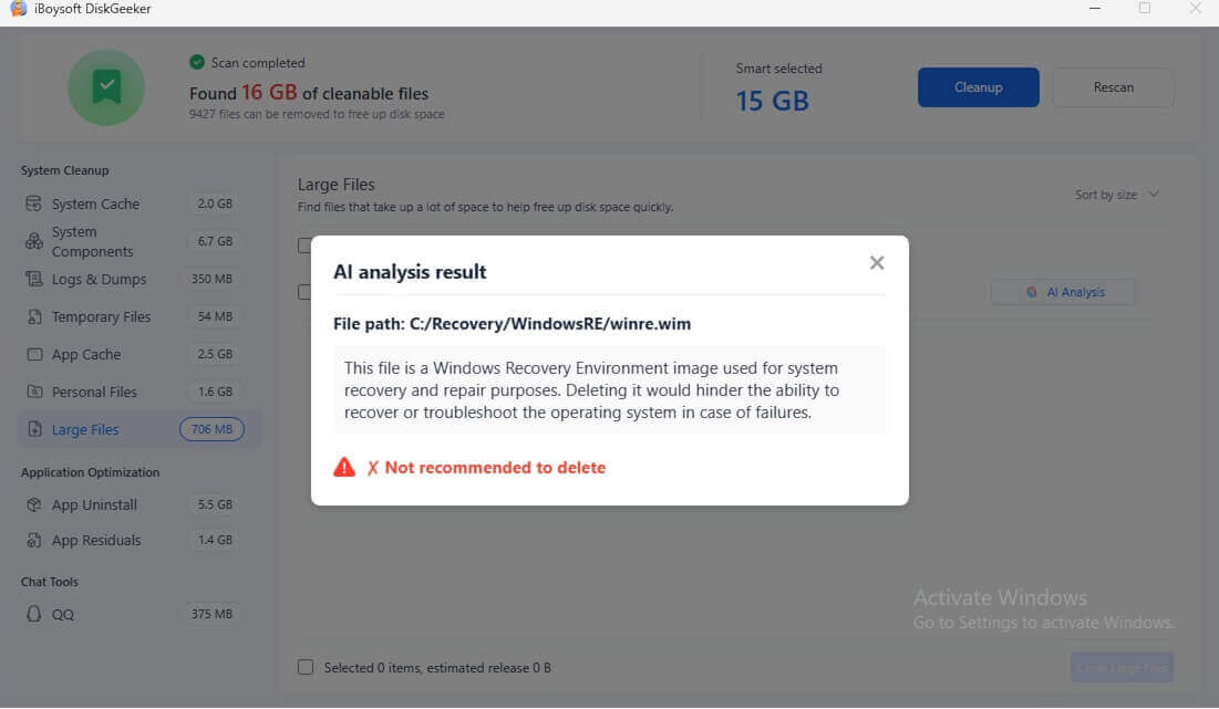 AI analyze file or folder