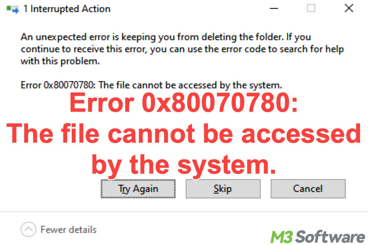 error 0x80070780
