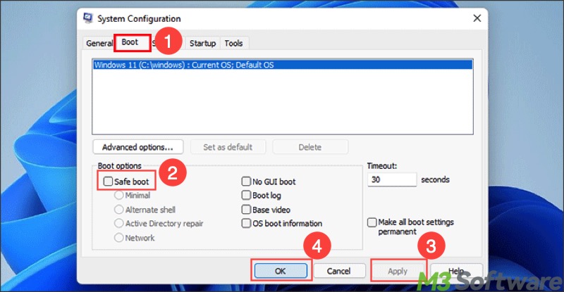 Safe Mode Windows 11