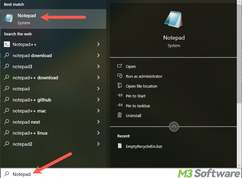 empty Recycle Bin through batch file on Windows 10