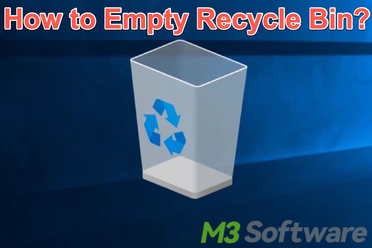 how to empty Recycle Bin Windows 10