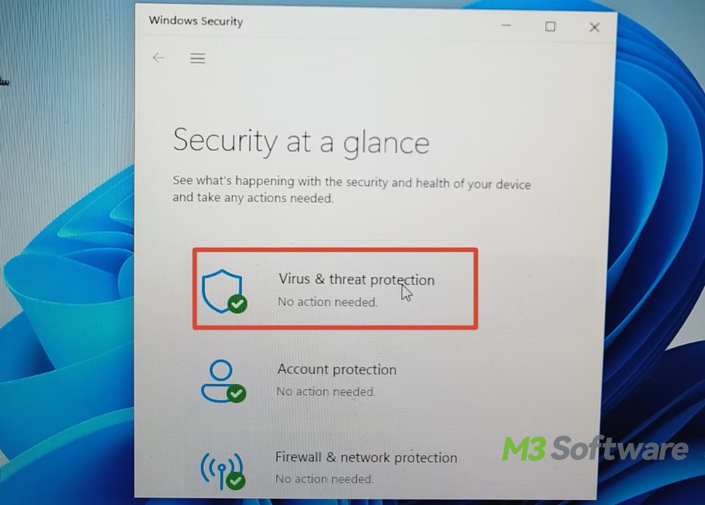 Virus & Threat protection
