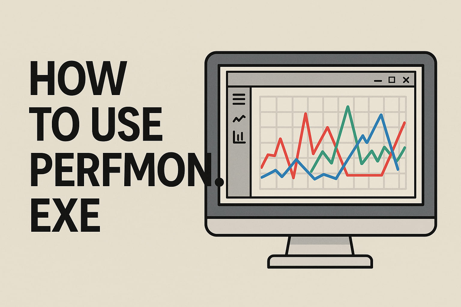 How to use perfmon.exe