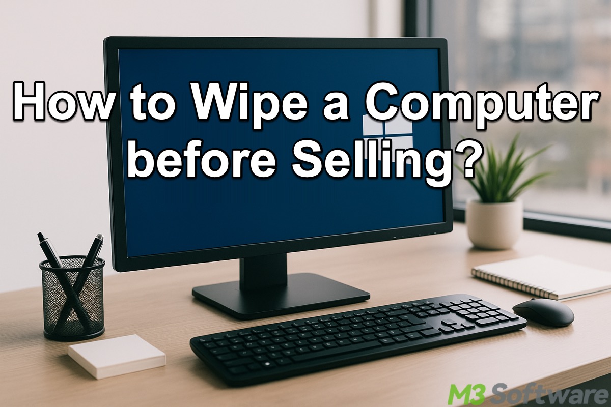 how to wipe a computer before selling