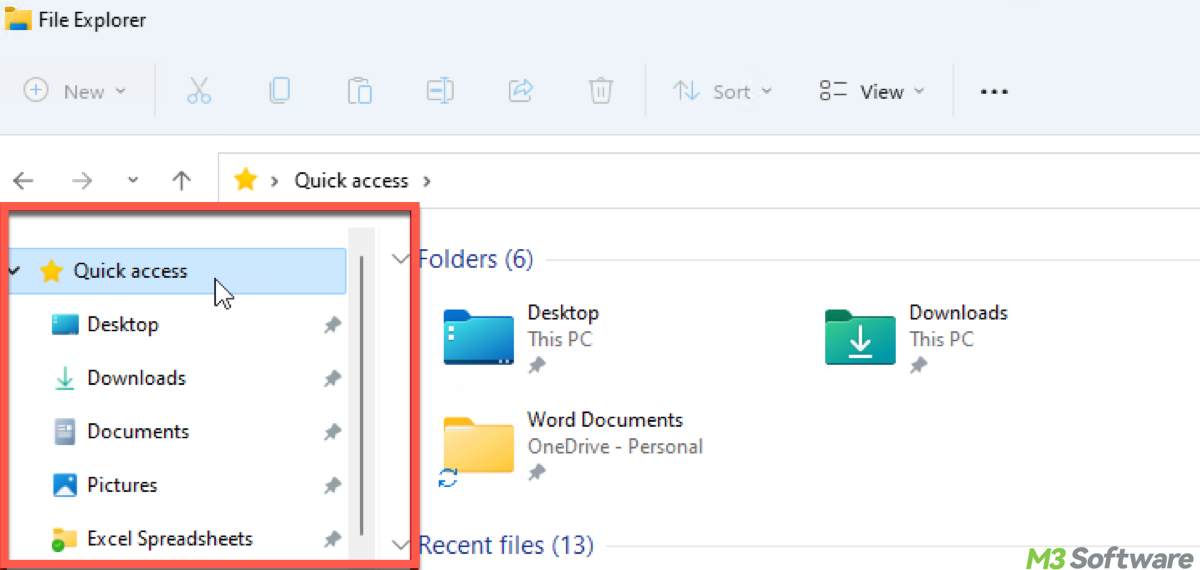 Recent Activity in Windows