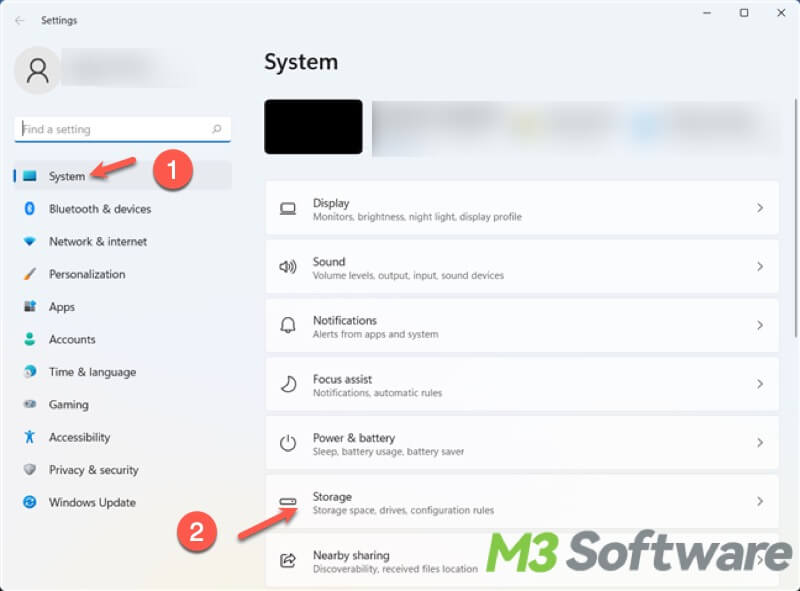 delete partition via settings on Windows 11