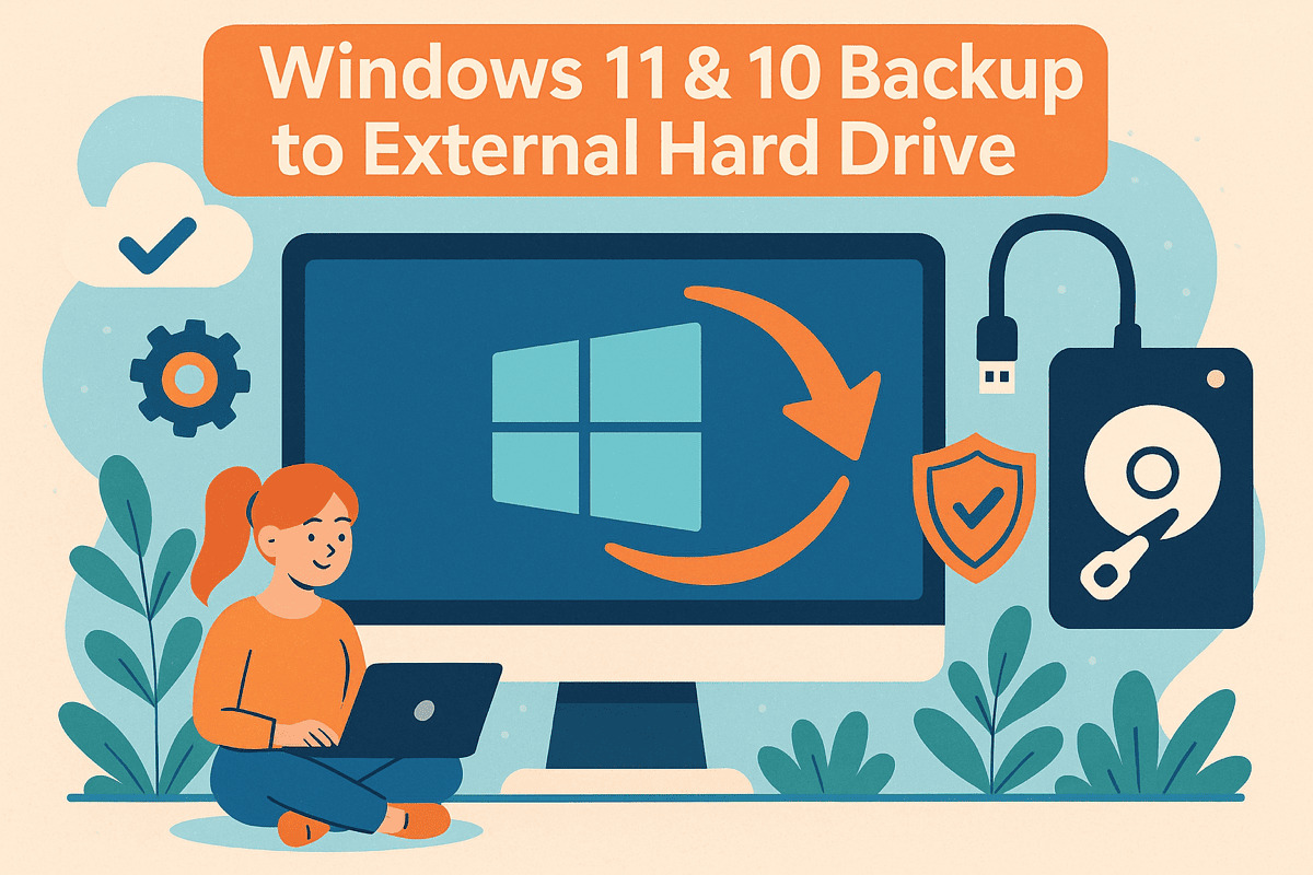 Windows 11/10 Backup to External Hard Drive
