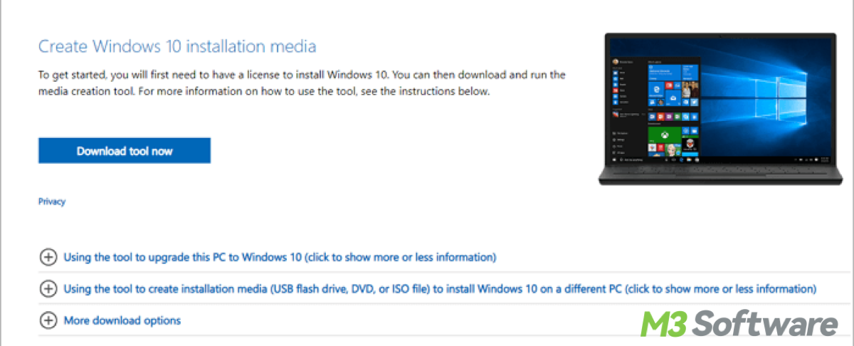 Media Creation Tool download