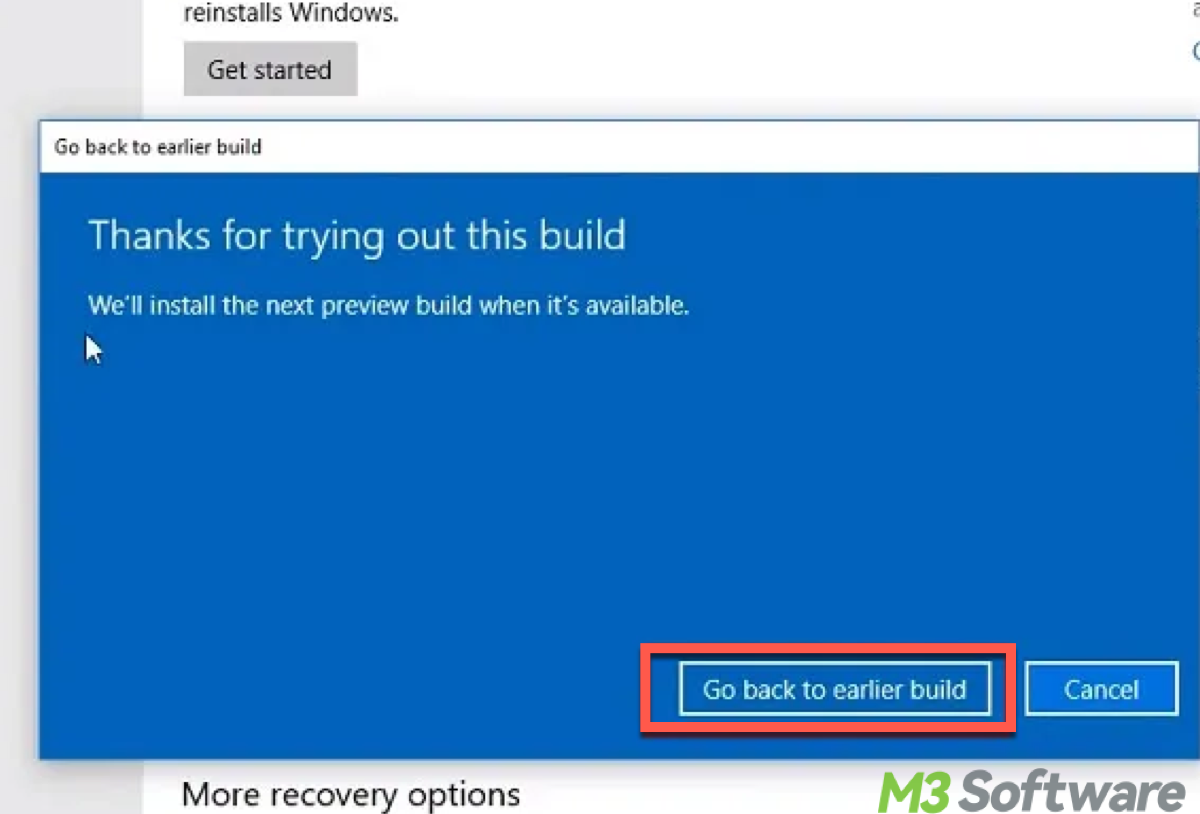 Summary on how to downgrade to Windows 10