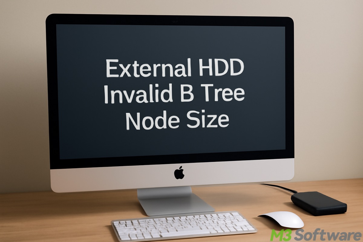 invalid B-tree node size