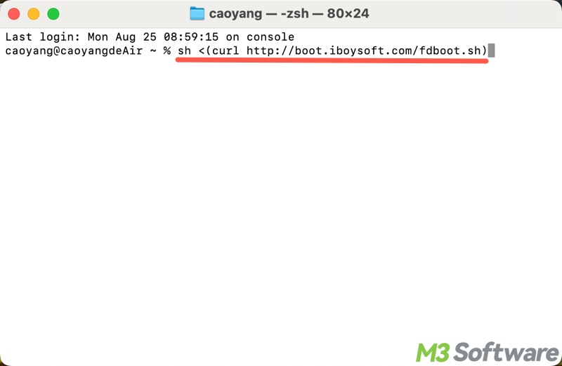 run iBoysoft Data Recovery for Mac in recovery mode