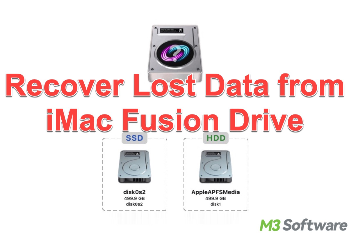 recover lost data from iMac Fusion drive