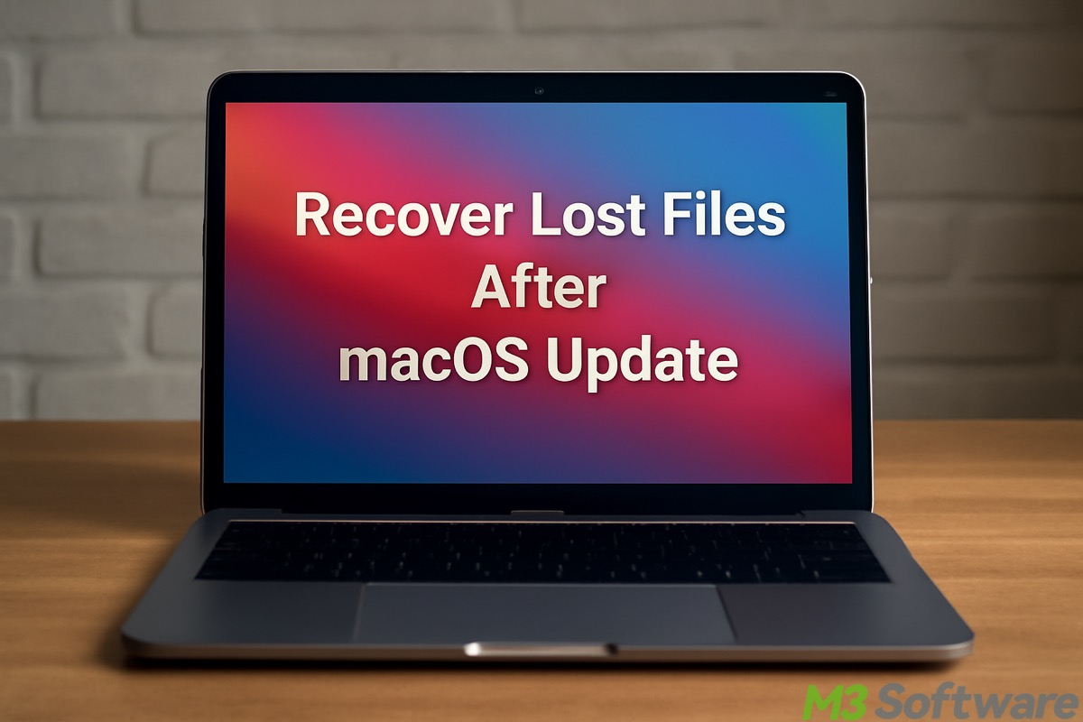 recover lost files after macOS update
