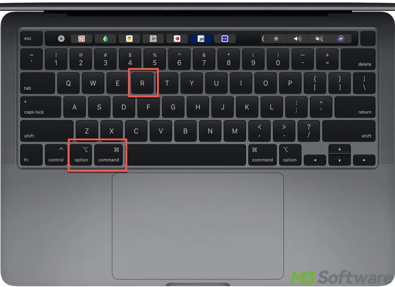 command option and r keys to enter macOS recovery mode