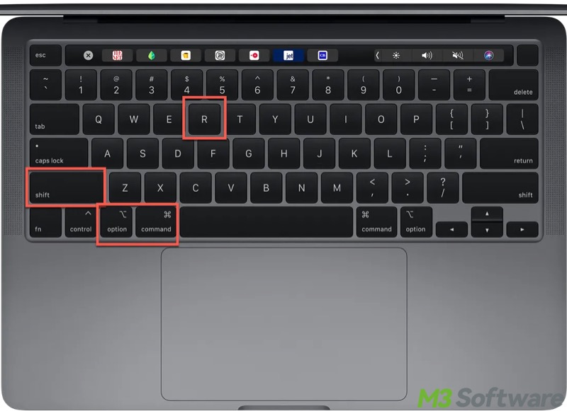 use command option shift r keys to enter macOS recovery mode