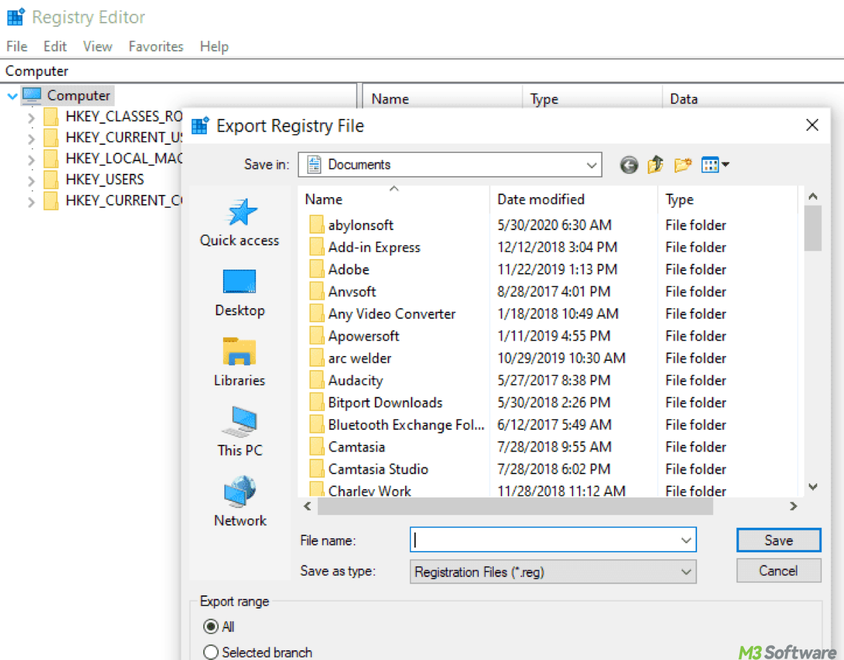 Backup Registry