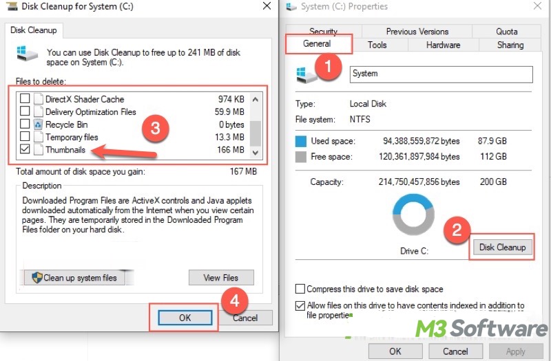 clear thumbnail cache in Windows