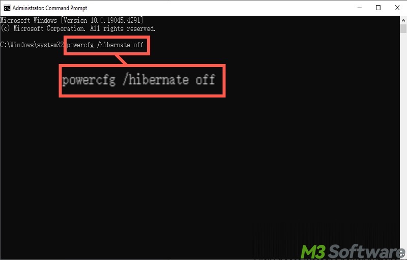 disable Fast Startup through Windows 10 Command Prompt