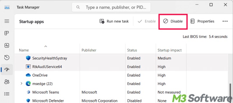 enter Clean Boot on Windows 11
