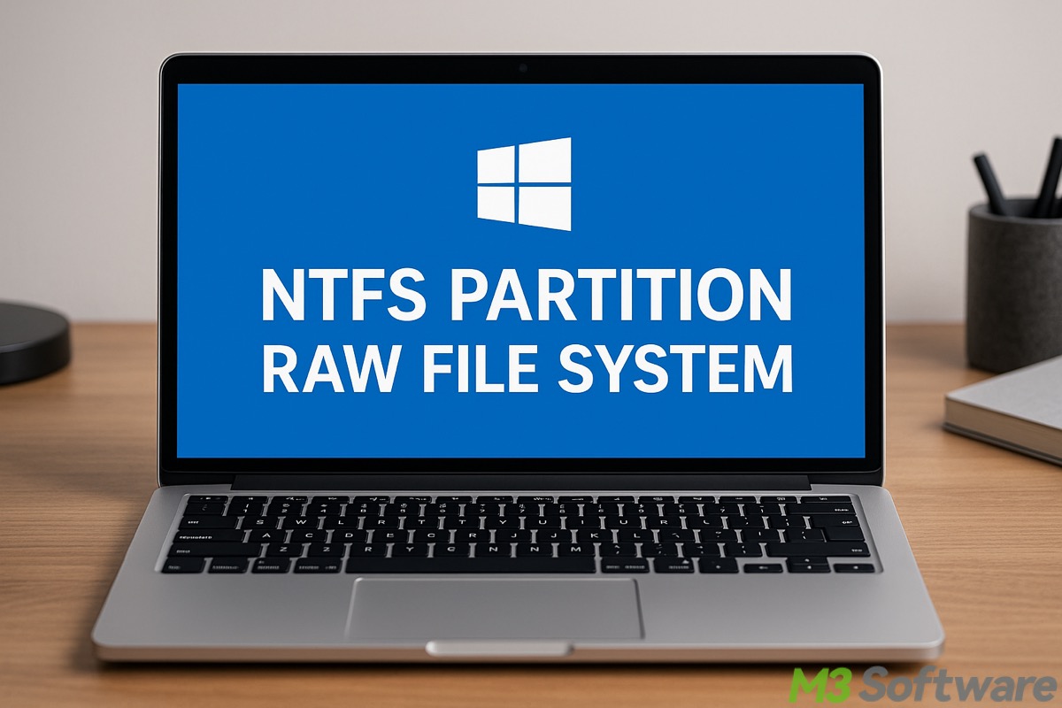 NTFS partition reporting as RAW