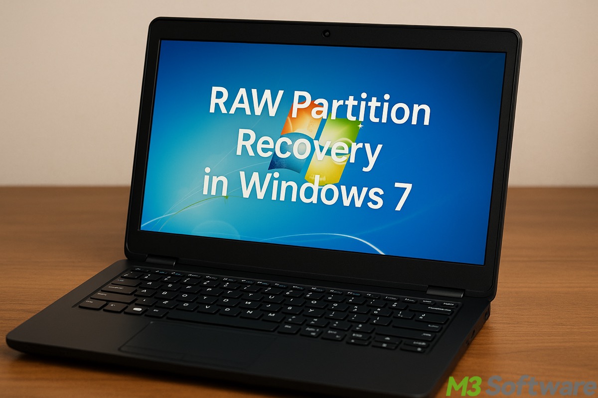 RAW partition recovery Windows 7