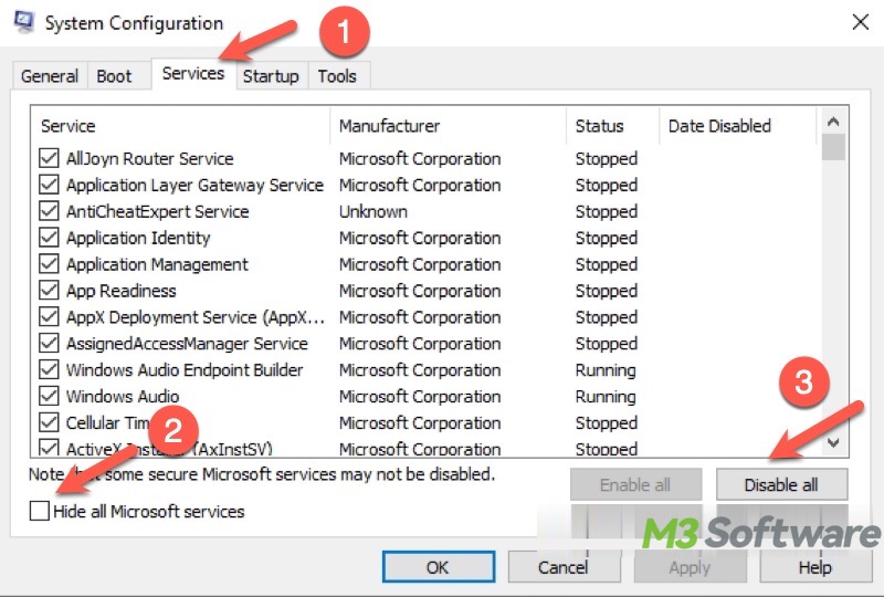 Perform Clean Boot on Windows 10