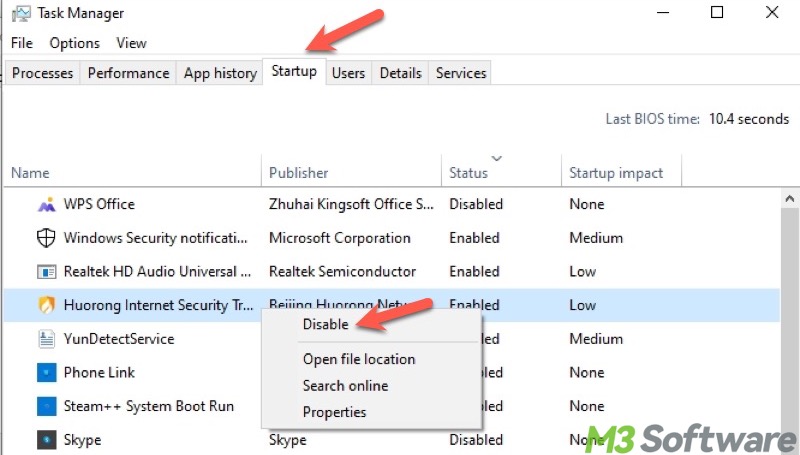 perform Clean Boot on Windows 10