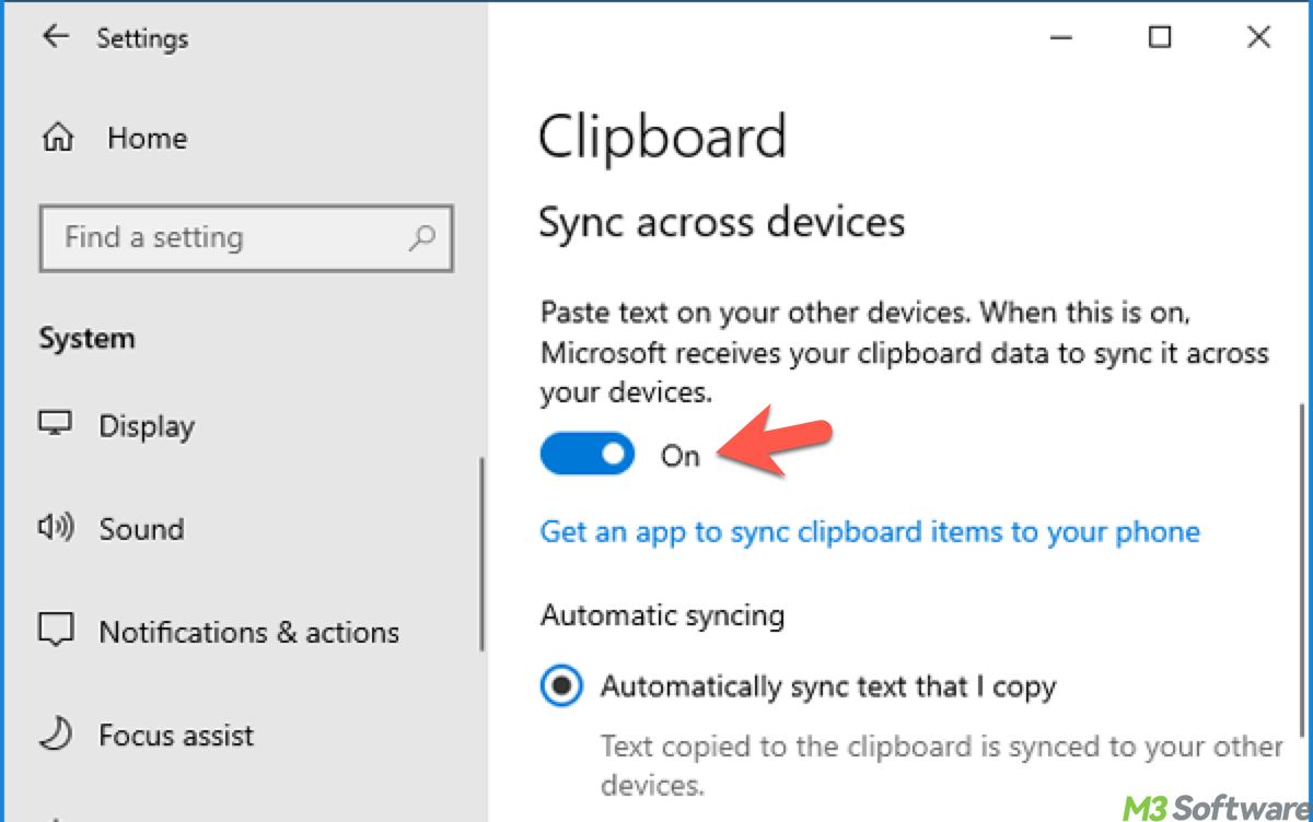 How to sync clipboard in Windows