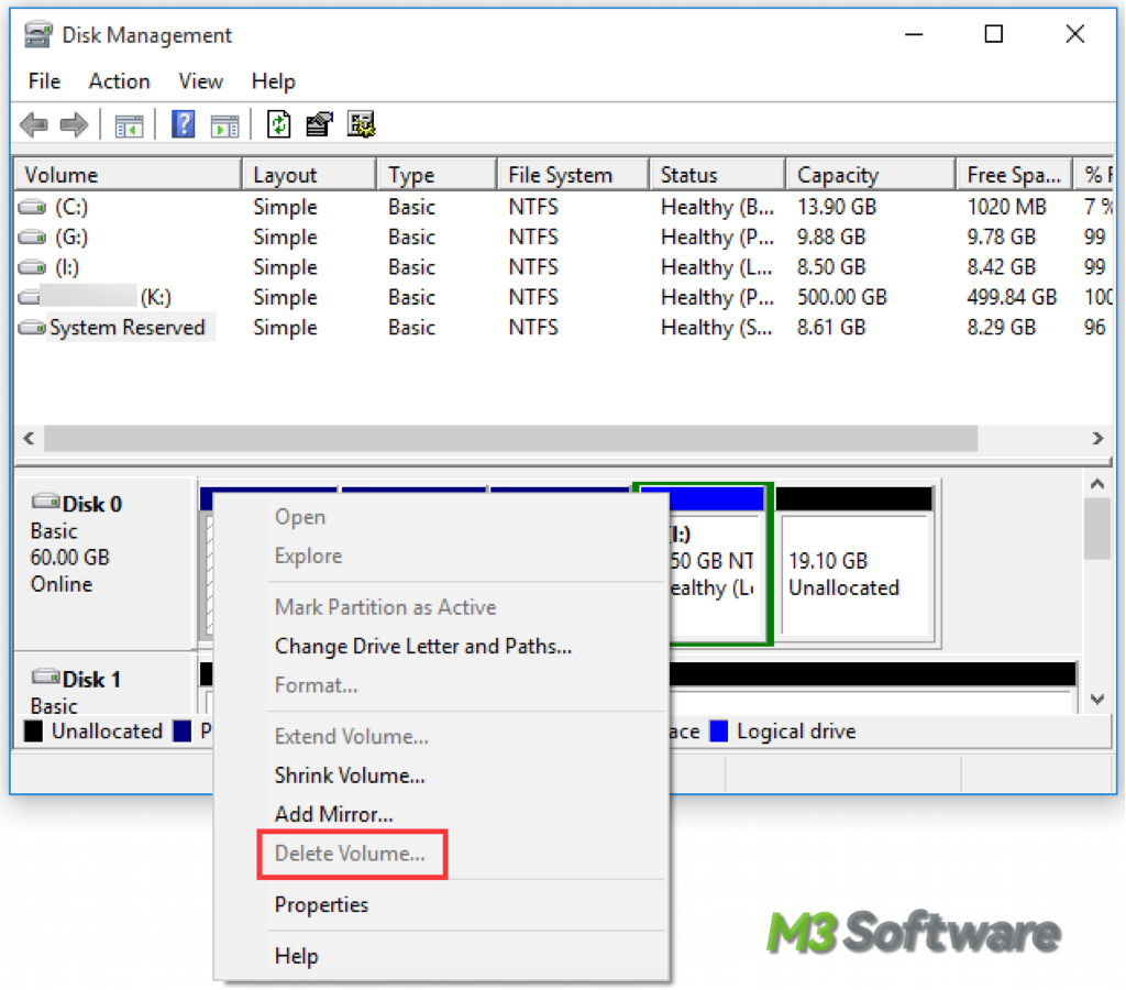 cant delete efi partition disk management