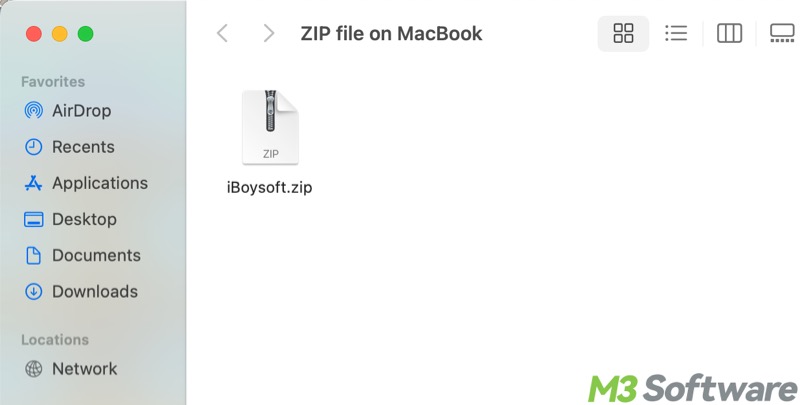 ZIP file on macOS