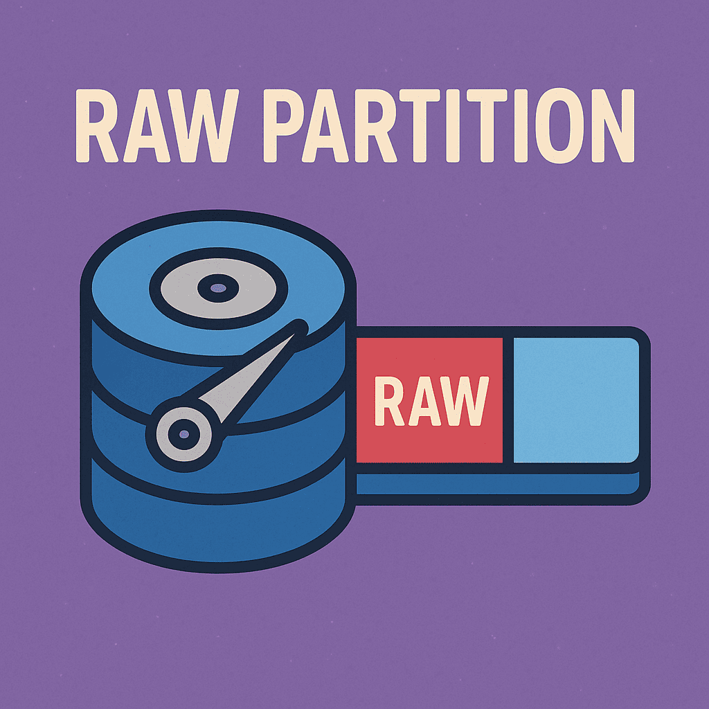 What is RAW partition