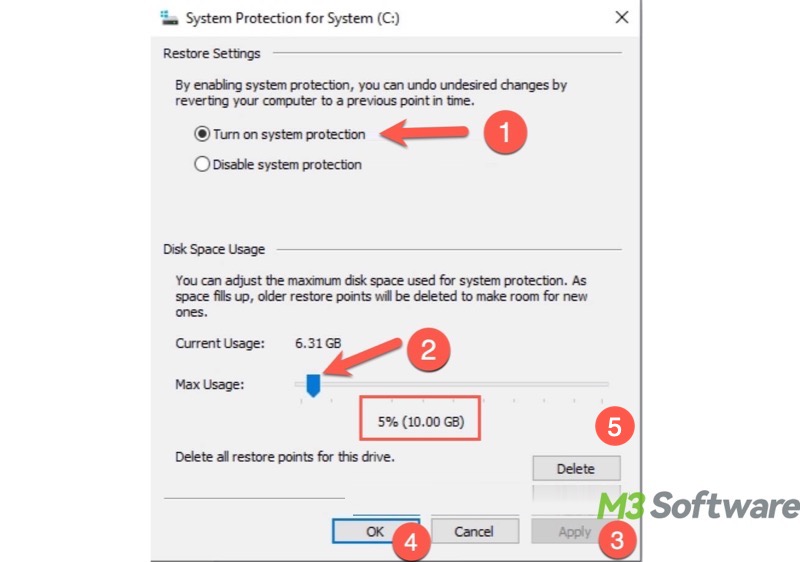 system restore on Windows
