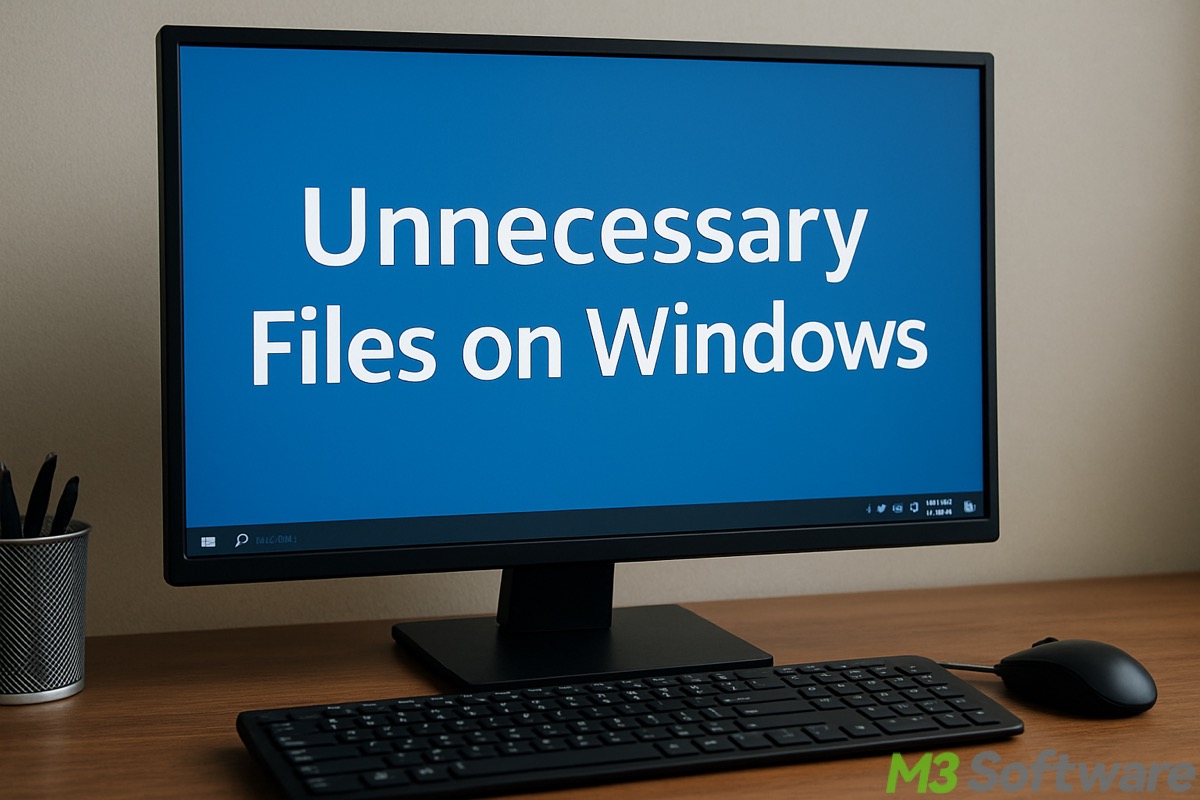 unnecessary files on Windows 10