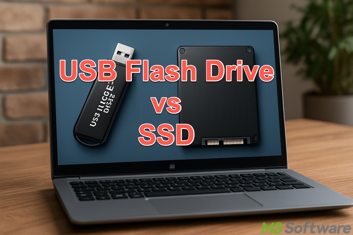 USB flash drive vs SSD