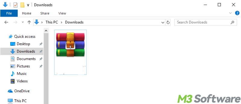 WinRAR file compression